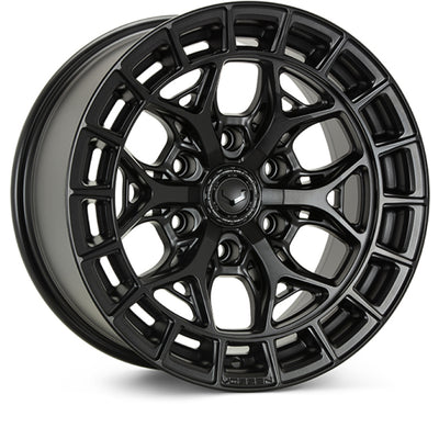 Vossen HFX-1 22x9.5 / 6x139.7 BP / ET20 / 106.1 CB / Deep - Satin Black Wheel