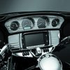 Kuryakyn Tri-Line Gauge Trim 14-Up Touring Models Chrome