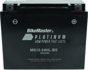 BikeMaster AGM Battery - MS12-24HL-BS
