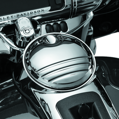 Kuryakyn Tri-Line Fuel Door Chrome