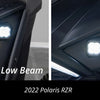 Diode Dynamics 20-Present Polaris RZR C1 Headlamp Kit Sport - White ABL (Pair)
