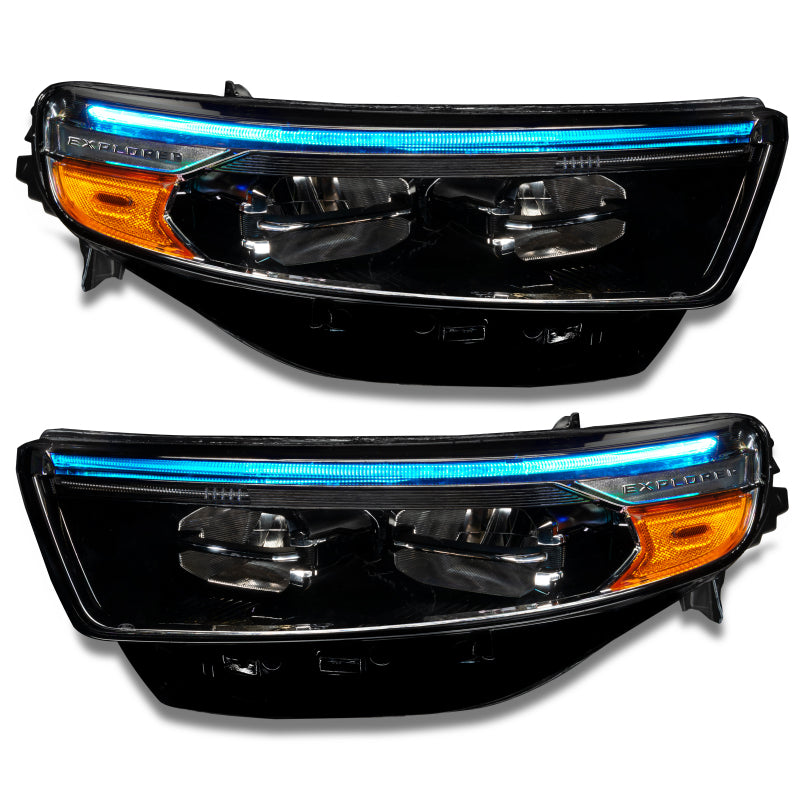 Oracle 20-22 Ford Explorer Dynamic RGB Headlight DRL Kit - - w/ Simple Controller