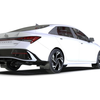 Rally Armor 24-25 Hyundai Elantra Black Mud Flap Red Logo