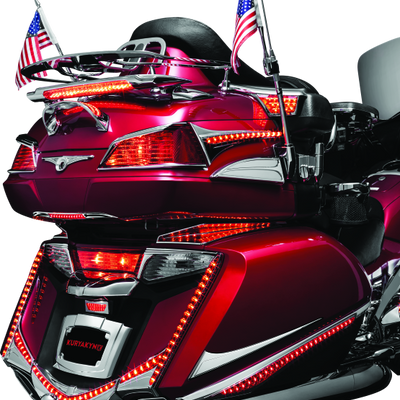 Kuryakyn L.E.D. Lighted Trunk Lid Handle 01-17 GL1800 Chrome