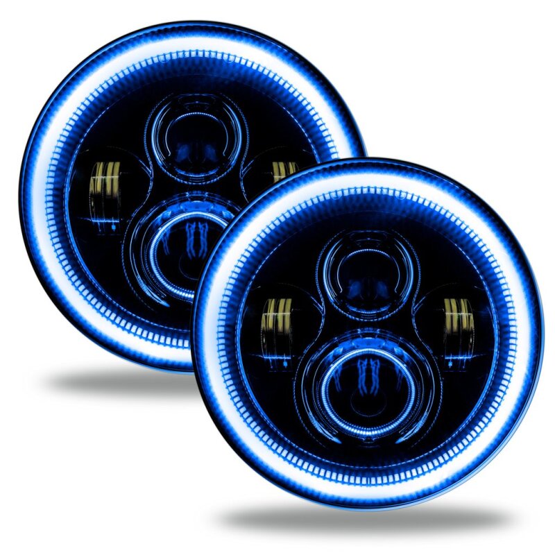 Oracle Jeep Wrangler JL/Gladiator JT 7in. High Powered LED Headlights (Pair) - Dynamic