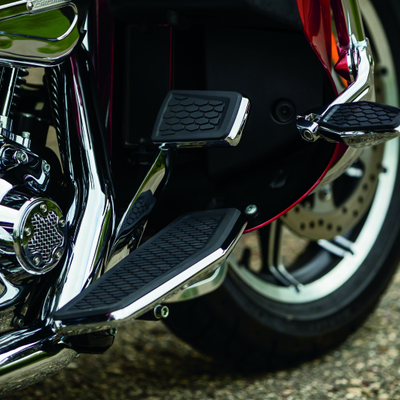 Kuryakyn Hex Brake Pedal Pad Chrome