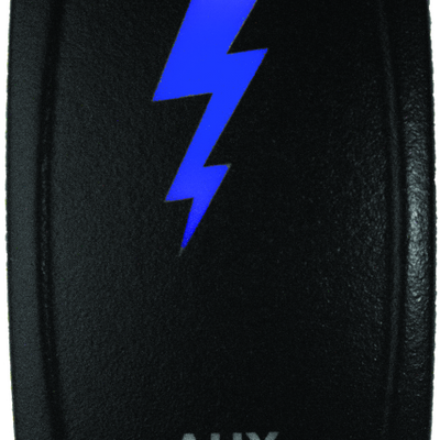 DragonFire Racing Lighted Switch Aux On/Off Blue Led