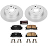 Power Stop 01-03 Toyota Highlander Rear Z17 Evolution Geomet Coated Brake Kit