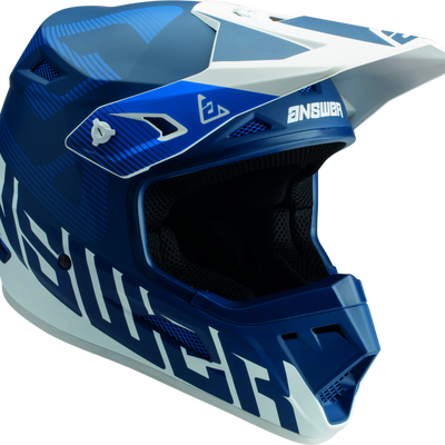 Answer AR1 V2 Bold Helmet Blue/White - Medium