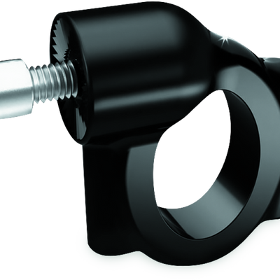 Kuryakyn Side Mount License Plate Holder Clamp 86-17 Softails Gloss Black