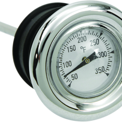 Bikers Choice 70-86 FL FX 70-78 XLCH Chrome Oil Dipstick With Temp Gauge Replaces H-D 62635-79T