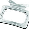 Kuryakyn Curved License Plate Mount Chrome