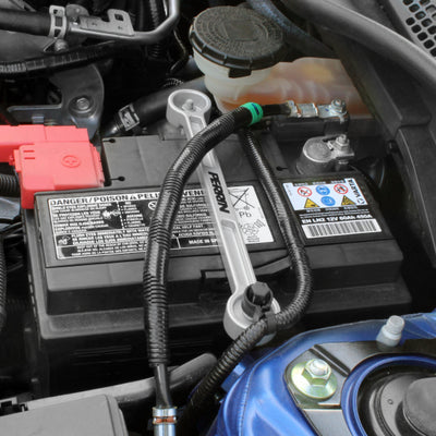 PERRIN 17-21 Honda Civic Type R Battery Tie Down - Silver