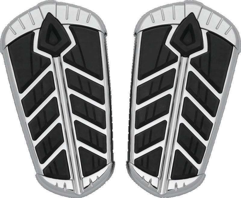 Kuryakyn Spear Floorboard Insert Passenger Indian Chrome