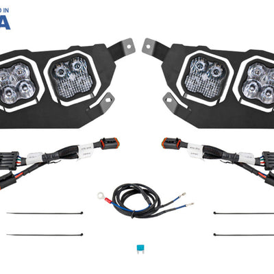Diode Dynamics 14-23 Polaris RZR XP SS3 LED Headlight Kit - Sport White ABL