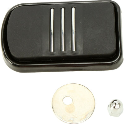 Bikers Choice 80-Up Touring 86-17 FLST 12-16 FLD Brake Pedal Pad Black Replaces H-D 42712-04