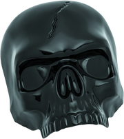 Kuryakyn Skull Horn Cover Black