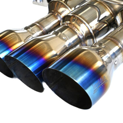 Invidia 22+ HONDA CIVIC TYPE-R FL5 R400 SINGLE LAYER TI TIP FULL CAT-BACK (NON POLISH PIPE)