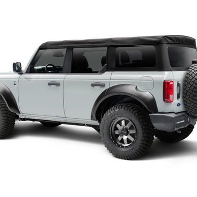 Bushwacker 2021+ Ford Bronco 4-Door Extend-A-Flares 4pc - Black