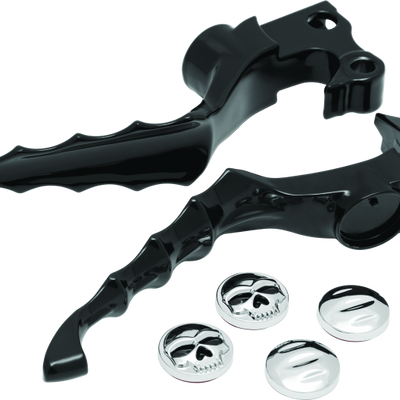 Kuryakyn Zombie Levers 04-13 XL Models Gloss Black