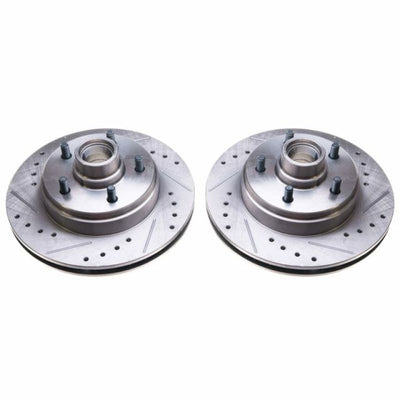 Power Stop 86-89 Buick Electra Front Evolution Drilled & Slotted Rotors - Pair