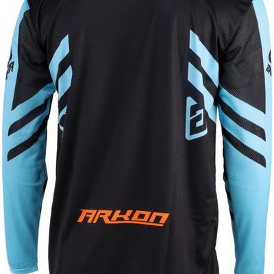 Answer 25 Arkon Nitrus Jersey Blue/Black/Hyper Orange - Small