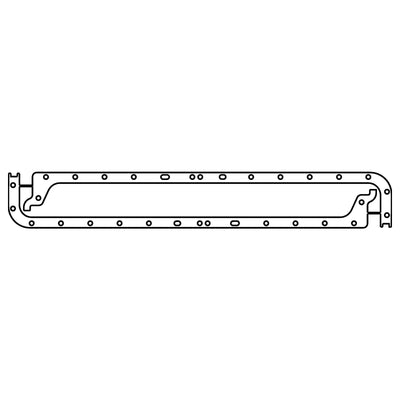 Cometic Jaguar XK6 .060in AFM Oil Pan Gasket Set - Side Rails Only
