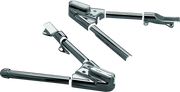Kuryakyn Swingarm Cover Kit - Unlighted 00-07 Softail Models Chrome
