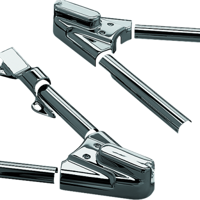 Kuryakyn Swingarm Cover Kit - Unlighted 00-07 Softail Models Chrome