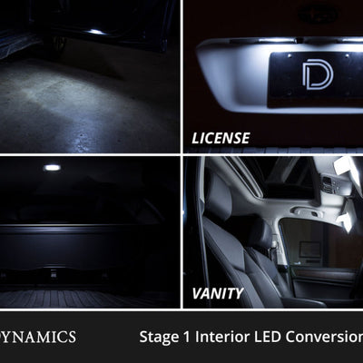 Diode Dynamics 03-09 Toyota 4Runner Interior LED Kit Cool White Stage 1