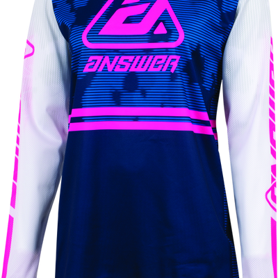 Answer 23 Arkon Trials Jersey Blue/White/Magenta Womens - XL