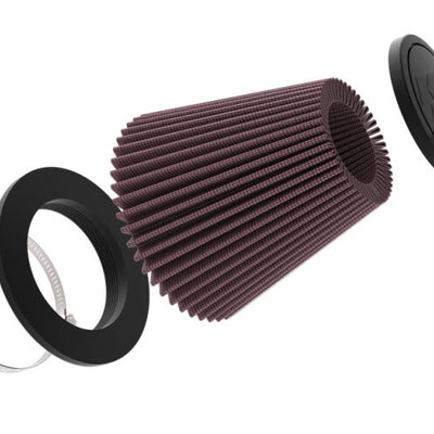 K&N Universal Clamp-On Air Filter 6in Base x 3.5in Top x 6.3125in H