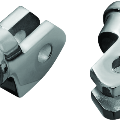 Kuryakyn Splined Peg Adapter Yamaha Front Chrome