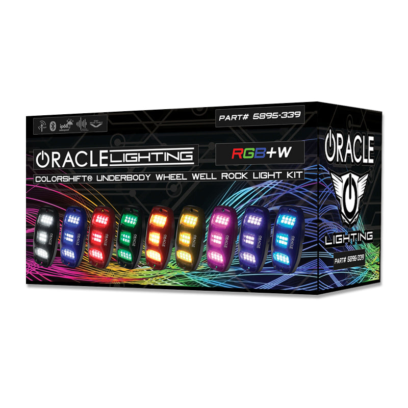 Oracle Underbody RGB+W Wheel Well Rock Light Kit - 4 PCS - ColorSHIFT