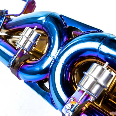 VR Performance Audi R8 2020+ Blue Titanium Exhaust System