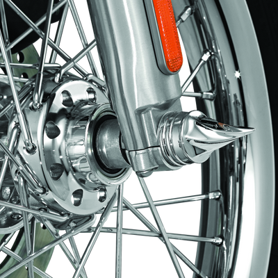 Kuryakyn Twisted Axle Caps Chrome