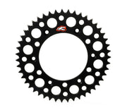 Renthal 00-07 Honda CR 125R Rear Grooved Sprocket - Black 520-52P Teeth
