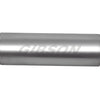 Gibson SFT Superflow Offset/Offset Round Muffler - 8x24in/3in Inlet/3in Outlet - Stainless