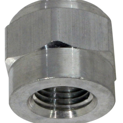 Moroso 1/4in NPT Female Weld-On Bung - Aluminum - Single