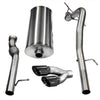 Corsa 2011-2014 GMC Yukon 6.2L V8 3in Cat-Back Single Side w Twin 4in Black Pro-Series Tips