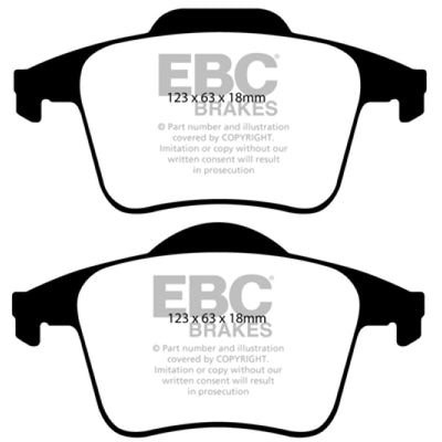 EBC 03-07 Volvo XC90 2.5 Turbo Yellowstuff Rear Brake Pads