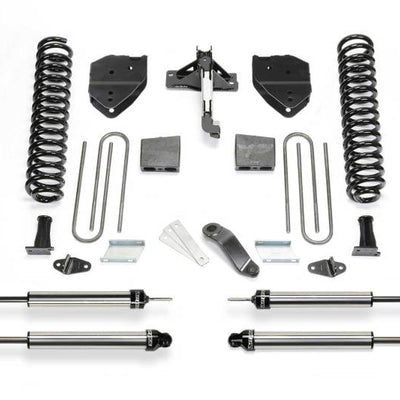 Fabtech 17-21 Ford F250/F350 4WD Gas 6in Basic Sys w/Dlss Shks