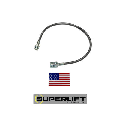 Superlift 78-79 Ford Bronco w/ 4-9in Lift Kit (Single) Bullet Proof Brake Hose