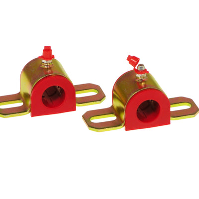Prothane Universal Greasable Sway Bar Bushings - 20MM - Type A Bracket - Red