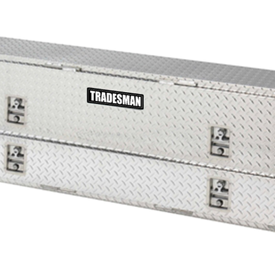 Tradesman Aluminum Professional Rail Top Mount L-Wing Box (72in.) - Brite
