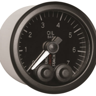 Autometer Stack 52mm 0-7 Bar M10 Male Pro-Control Oil Pressure Gauge - Black