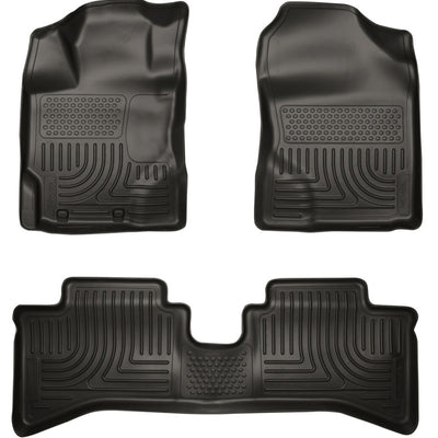 Husky Liners 2012 Toyota Prius c WeatherBeater Combo Black Floor Liners