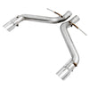 AWE Tuning 16-19 Chevrolet Camaro SS Axle-back Exhaust - Track Edition (Chrome Silver Tips)