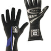 OMP Os 60 Gloves Black/- Large (Blue) (Fia/Sfi)