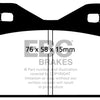 EBC 71-75 Ferrari 365 GTBB 4.4 Greenstuff Rear Brake Pads